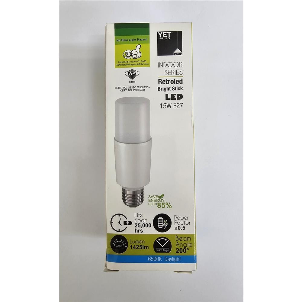 YETPLUS LED STICK T44 15W 6500K E27 MS