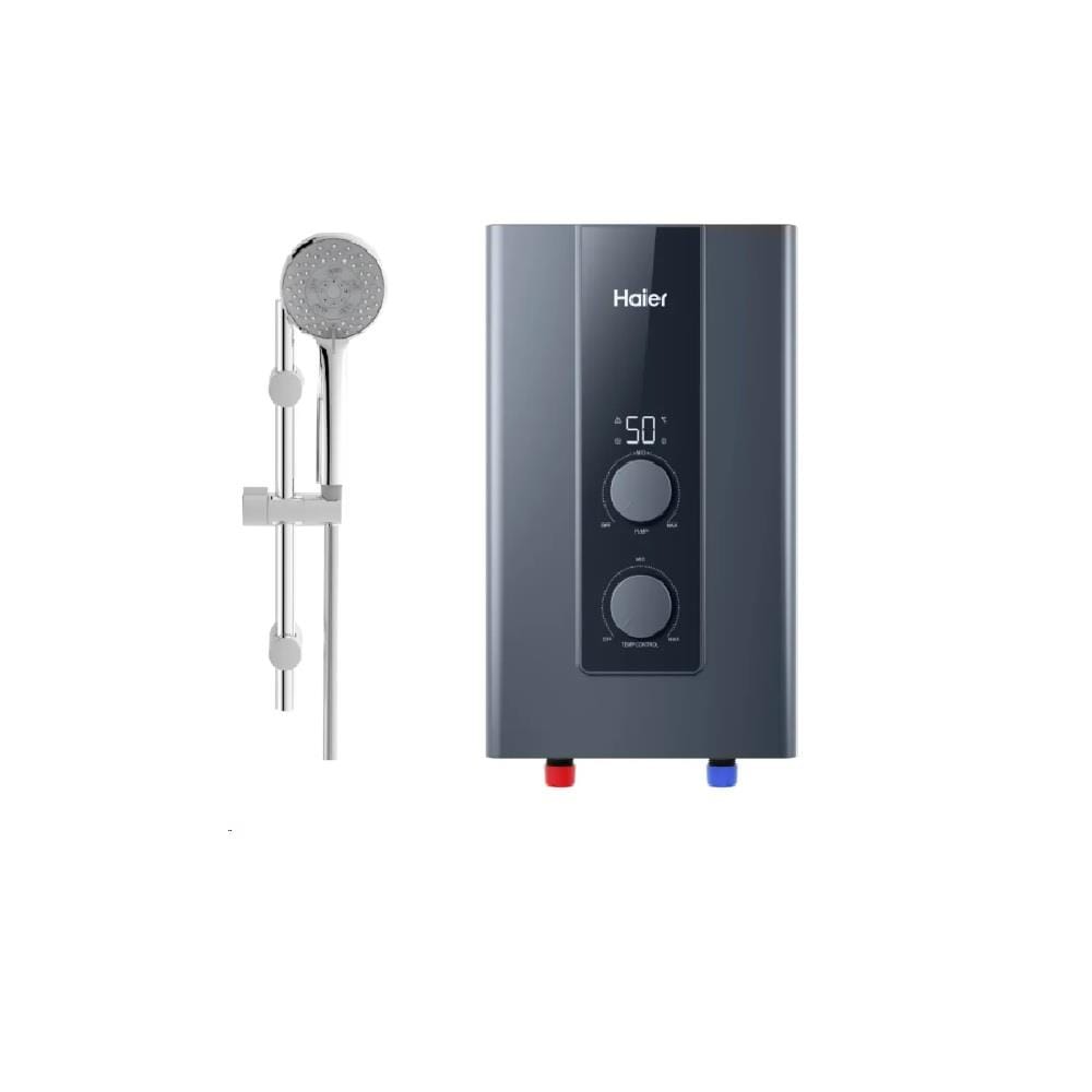 HAIER SHOWER HEATER DC PUMP WITH HAND SHOWER EI38E-FP3B(MY) NAVY BLUE