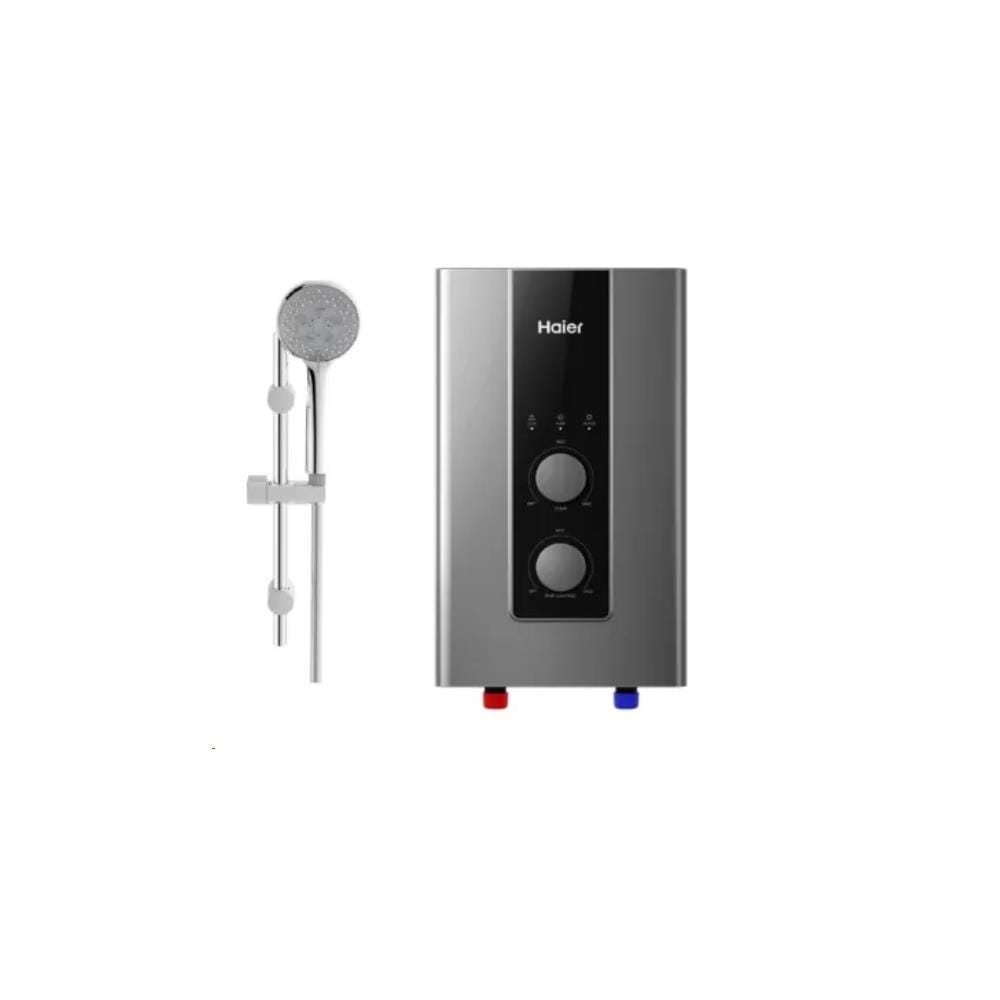 HAIER SHOWER HEATER DC PUMP WITH HAND SHOWER EI38M-FP1S(MY) DARK GREY
