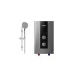 HAIER SHOWER HEATER DC PUMP WITH HAND SHOWER EI38M-FP1S(MY) DARK GREY