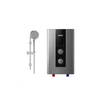 HAIER SHOWER HEATER DC PUMP WITH HAND SHOWER EI38M-FP1S(MY) DARK GREY