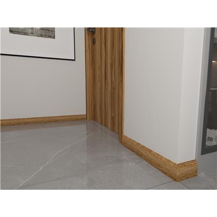TARA SPC SKIRTING 240X8X1.2CM FC7297-9 MARBLE WOOD