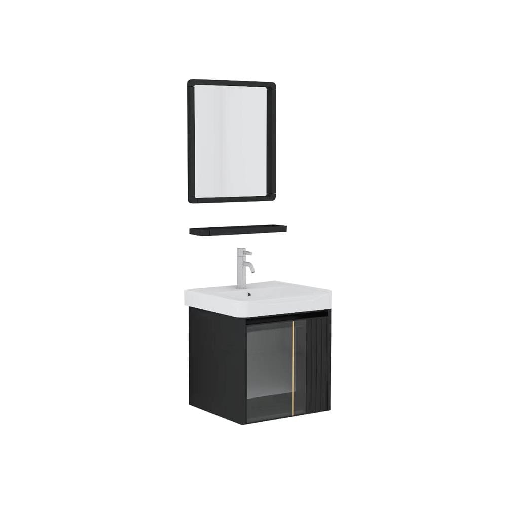 CABANA COUNTER WASHBASIN SET 6IN1 CBFAL5567 BLACK