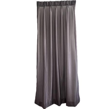 HLS SHEER CURTAIN HOOK VERA 140X180CM GRAY