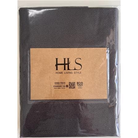 HLS SHEER CURTAIN HOOK VERA 140X220CM GRAY