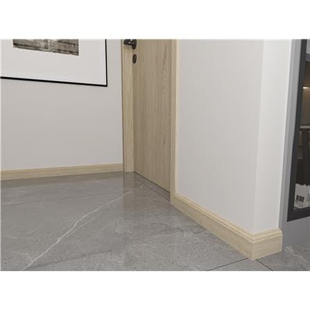 TARA SPC SKIRTING 240X8X1.2CM DBV50 OAK LIGHT BEIGE