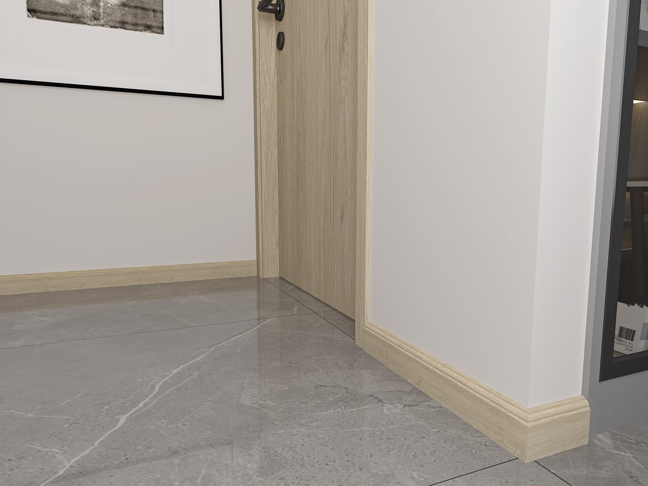 TARA PVC L-PROFILE 240X2.5X0.7CM DBV50 OAK LIGHT BEIGE