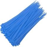 OK-IN CABLE TIES 8" 100's  LIGHT BLUE