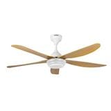 KHIND CEILING FAN CF56DC4RL LED 5BLADES FLAT WHITE 56"