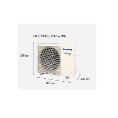 PANASONIC MINI CASSETTE INVERTER CS/CU-S24SB4H-LW 2.5HP