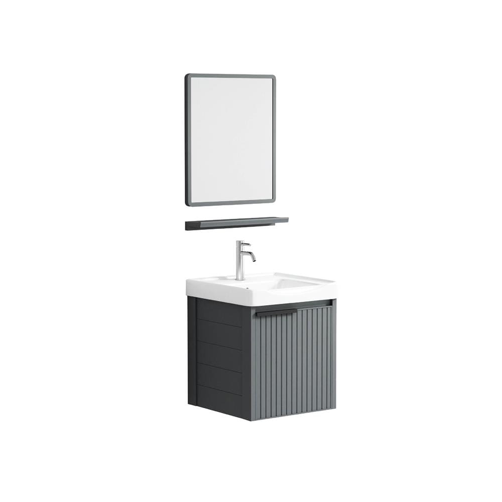 CABANA COUNTER WASHBASIN SET 6IN1 CBFAL5566 GREY