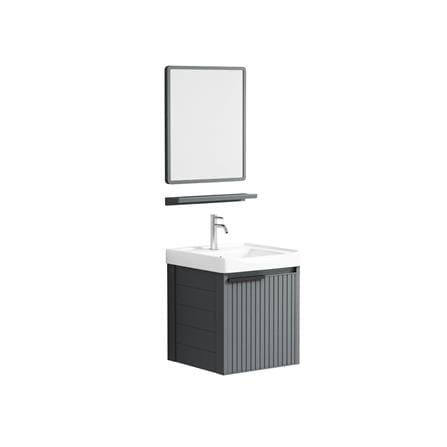 CABANA COUNTER WASHBASIN SET 6IN1 CBFAL5566 GREY