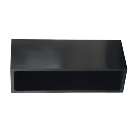 CABIN HANGING SHELF/STORAGE BOX 86X25CM BLACK