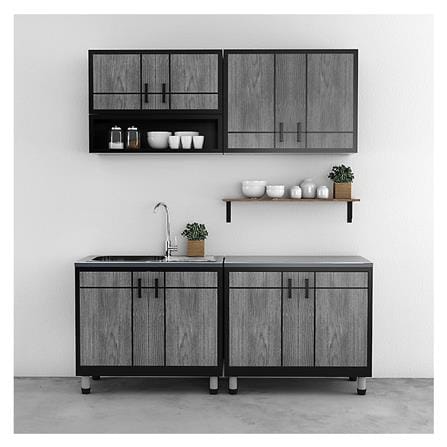 CABIN DOUBLE WALL CABINET CHIC 86X41CM GREY