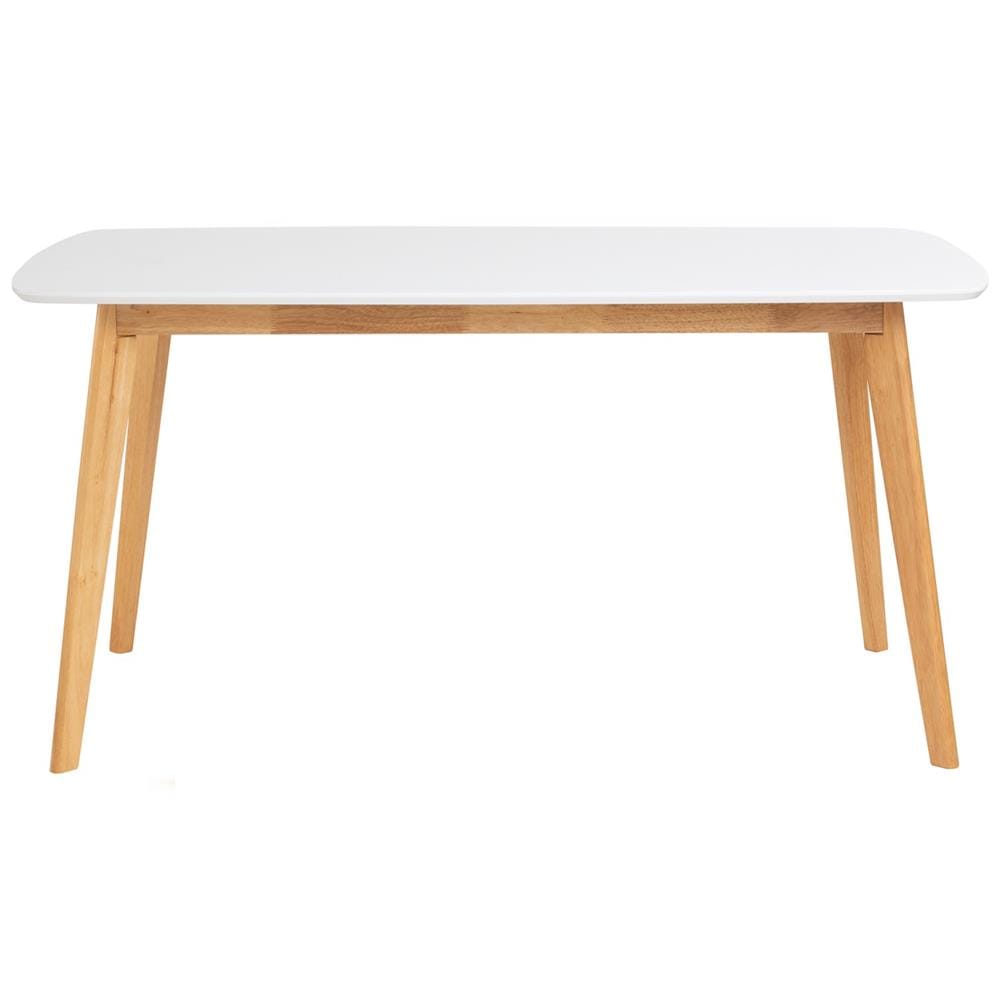 DINING TABLE AIMON 150CM WHITE/OAK