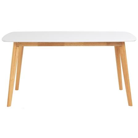 DINING TABLE AIMON 150CM WHITE/OAK