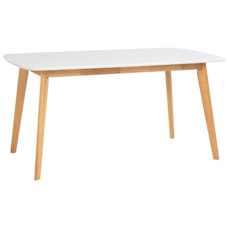 DINING TABLE AIMON 150CM WHITE/OAK