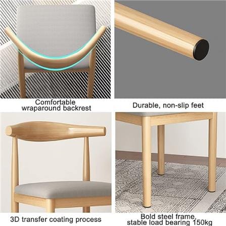 DINING CHAIR RESTAURANT GREY
