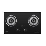 LIVINOX FLEXIBLE GAS HOBLGH-328T 2B-BL 2BURNER 5.2KW 78CM BLACK