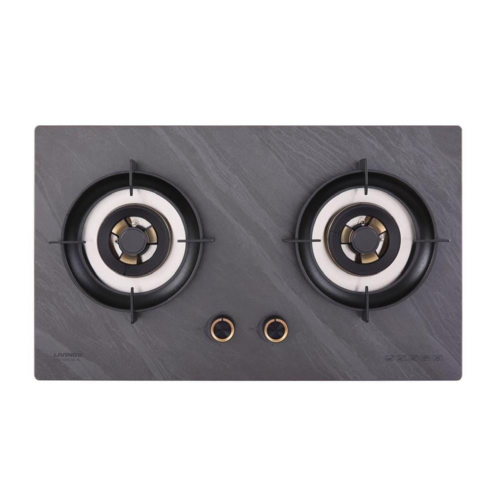 LIVINOX GAS HOB LGH-438G 2B-SL 2BURNER 5.5KW 75CM GREY SINTERED STONE