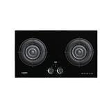 LIVINOX FLEXIBLE GAS HOB LGH-PEBBLE 2B-BL 2BURNER 6.5KW 78CM
