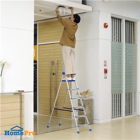 A-FRAME ALUMINUM LADDER WITH HANDLE MATALL WK4028-6 6-STEP
