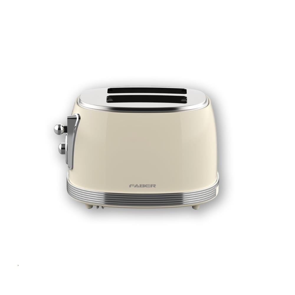 FABER TOASTER FT-V8502 650W 2 SLICE MILKY WHITE