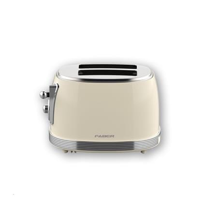 FABER TOASTER FT-V8502 650W 2 SLICE MILKY WHITE