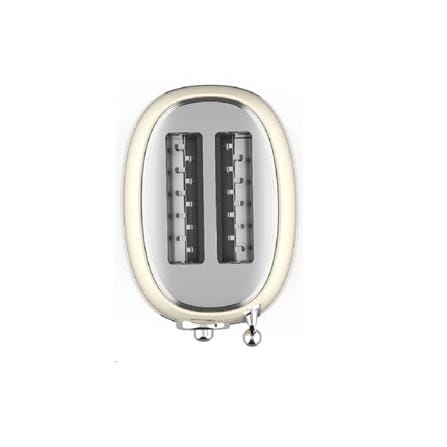FABER TOASTER FT-V8502 650W 2 SLICE MILKY WHITE