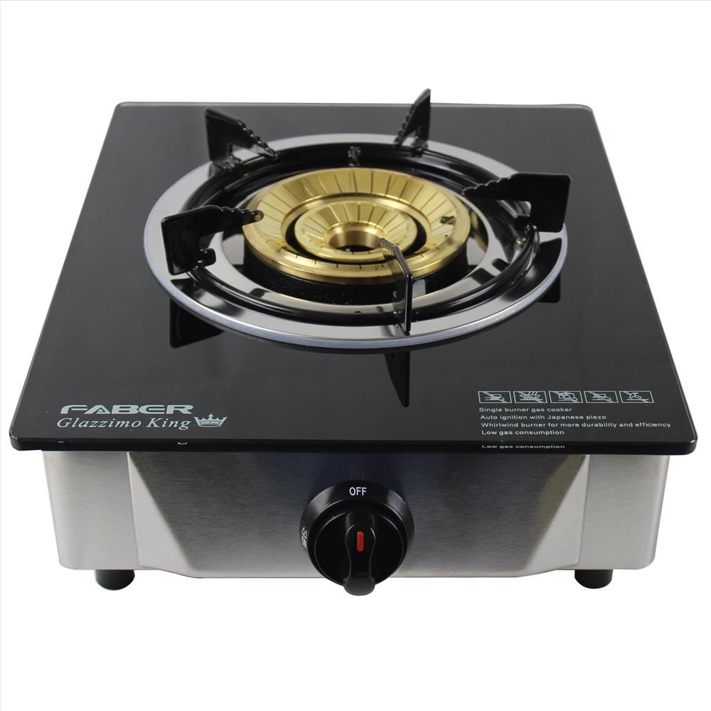 FABER GLASS TOP GAS STOVE FC GLAZZO G1813 1BURNER 3.6KW