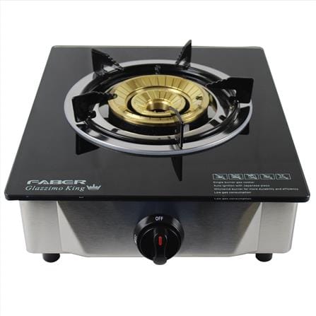 FABER GLASS TOP GAS STOVE FC GLAZZO G1813 1BURNER 3.6KW