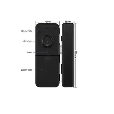 AEGLOC DIGITAL GLASS DOOR LOCK AEG-G10