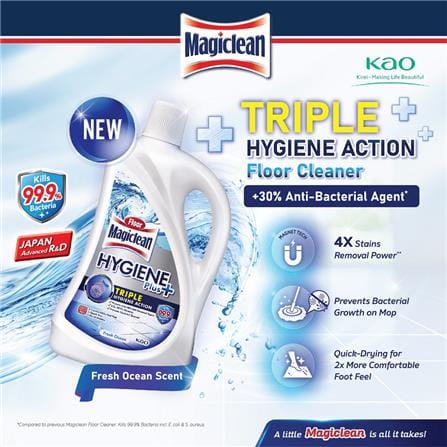 MAGICLEAN FLOOR CLEANER HYGIENE PLUS 2L