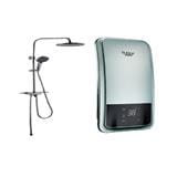RUBINE SHOWER HEATER DC PUMP WITH RAIN SHOWER RWH-IAD931D-RTMG MINT GREEN