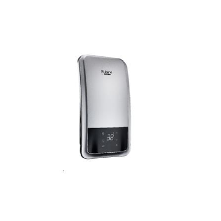 RUBINE SHOWER HEATER DC PUMP WITH RAIN SHOWER RWH-IAD931D-RTMS METALLIC SILVER