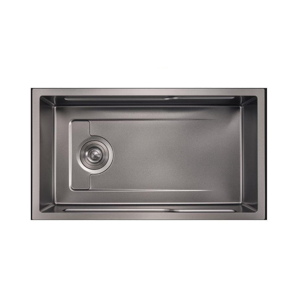 LIVINOX BUILT IN WORK SINK LWS-8045GM 1BOWL STAINLESS STEEL 304 80CM GUN METAL