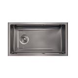 LIVINOX BUILT IN WORK SINK LWS-8045GM 1BOWL STAINLESS STEEL 304 80CM GUN METAL