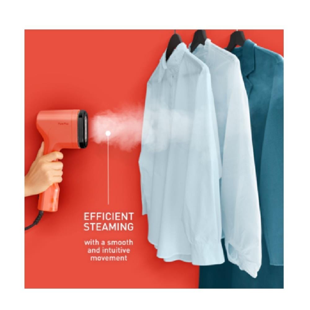 TEFAL HANDHELD GARMENT STEAMER DT2022 1300W 0.07L CORAL RED