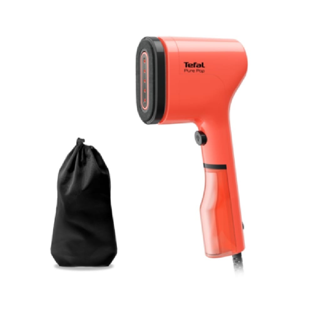 TEFAL HANDHELD GARMENT STEAMER DT2022 1300W 0.07L CORAL RED
