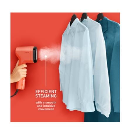 TEFAL HANDHELD GARMENT STEAMER DT2022 1300W 0.07L CORAL RED