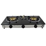 FABER GLASS TOP GAS STOVE FC GLAZZO G3713 3BURNERS 3.6KW