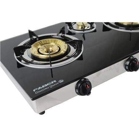 FABER GLASS TOP GAS STOVE FC GLAZZO G3713 3BURNERS 3.6KW