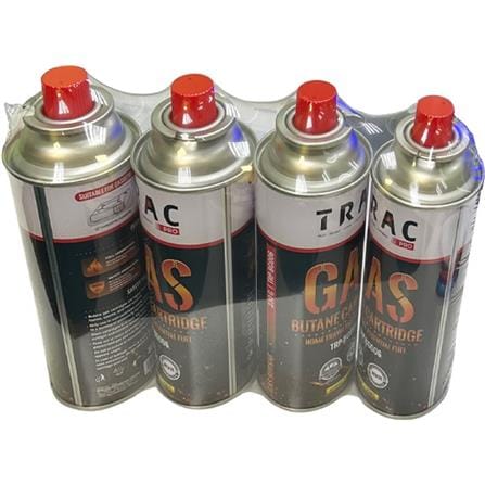 TRAC PRO BUTANE GAS CATRIDGE 4IN1 PACK 230G