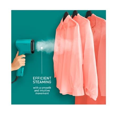 TEFAL HANDHELD GARMENT STEAMER DT2024 1300W 0.07L TEAL GREEN