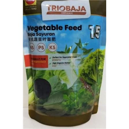 TRIOBAJA VEGETABLE FEED 15 ( BAJA SAYURAN) 400G