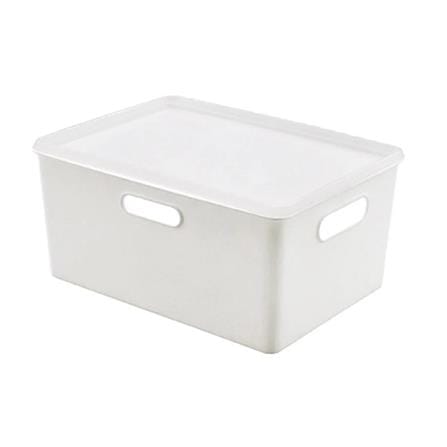 SMALL PLASTIC STORAGE STACKO 19.1X26.4X12CM BT10-2 WHITE