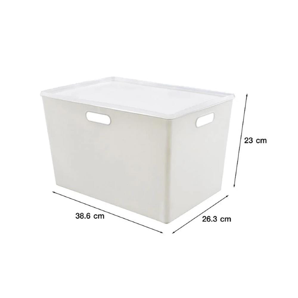 SMALL PLASTIC STORAGE STACKO 26.3X38.6X23.5CM BT40-2 WHITE