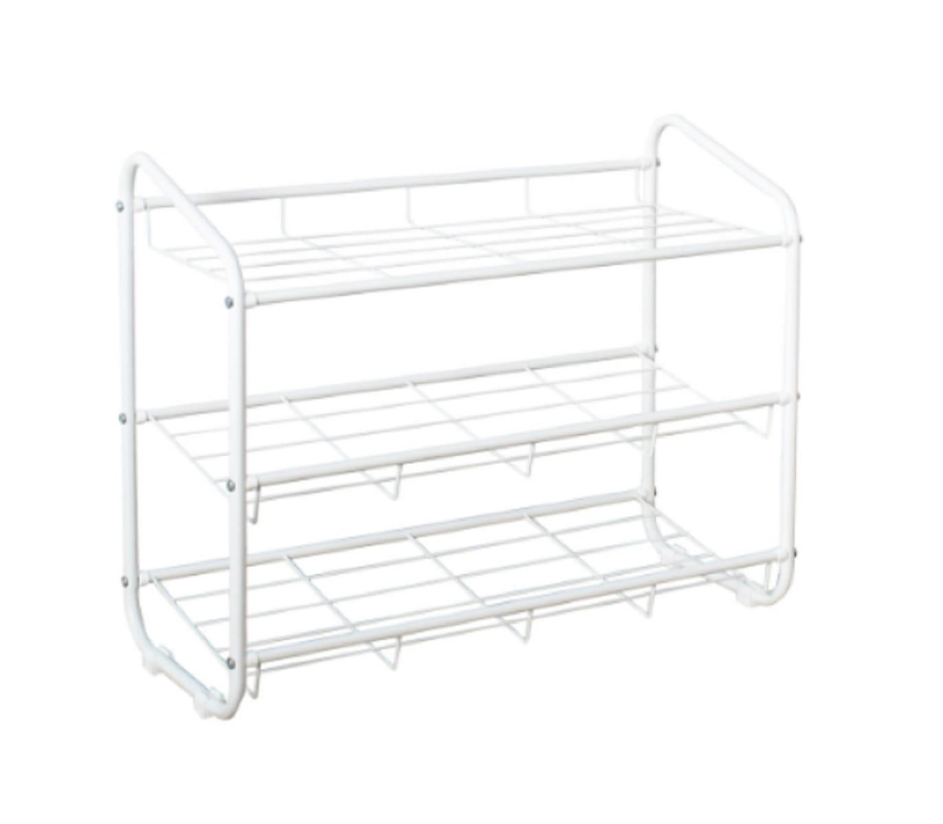 3 TIER SHOE RACK RACKII 66.8X30X55CM WHITE