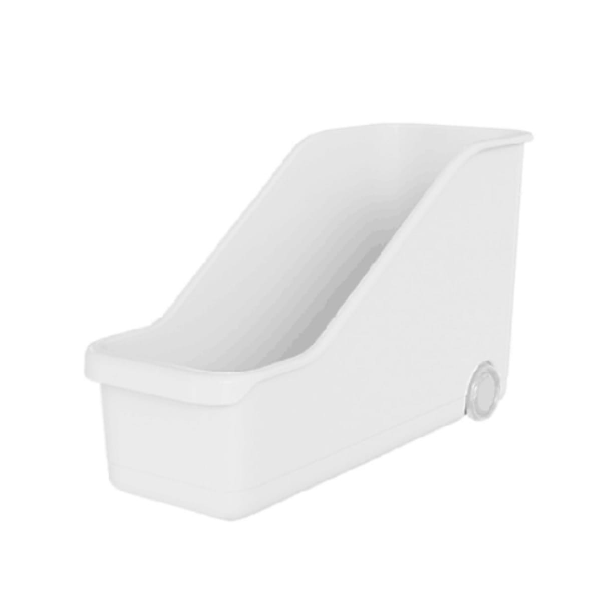 KITCHEN STORAGE BOX S WITH WHEELS IVORY 38X15X22CM