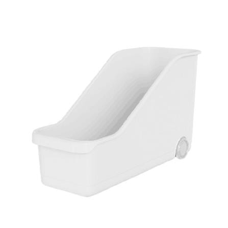 KITCHEN STORAGE BOX S WITH WHEELS IVORY 38X15X22CM